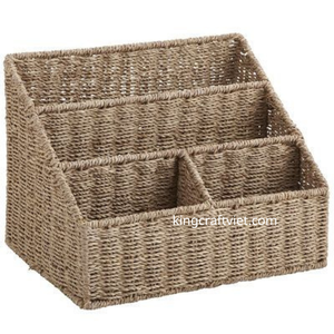 Organizador de Archivos Colgante de Seagrass, Estante de Pared para Decoración del Hogar, Hecho en Vietnam - Product Image 3