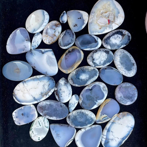 Cabochon d'agate de Dendrite polie de haute qualité pierre précieuse en vrac pour les bijoux d'opale de mode des femmes - Product Image 1