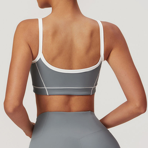 Fabricants de vêtements de sport, nouveau design de soutien-gorge de sport, sensation de nu, serré, soutien-gorge de yoga à dos en U pour femmes, séchage rapide, soutien-gorge de sport de fitness - Product Image 5