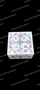 Boîte à bijoux en marbre léger de qualité supérieure Affichage élégant avec stockage sécurisé pour collection directe de l'Inde - Product Image 3