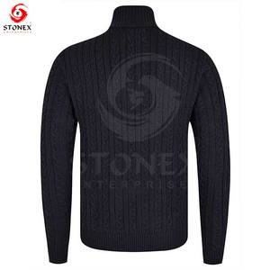 Couleurs unies Prix de gros Meilleur matériau respirant Super doux pull confortable pour hommes. - Product Image 4