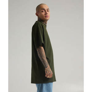 Shaka Wear hommes à manches courtes basique plaine Tee Max poids lourd T-Shirt hommes T-shirt à manches courtes col rond doux ajusté T-Shirt - Product Image 3