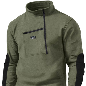 Sweat-shirt respirant pour hommes haut de gamme Design élégant personnalisé chemises pour hommes Premium 100% coton sweats à fermeture éclair - Product Image 1