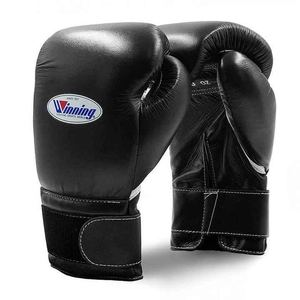 Gants de boxe professionnels de haute qualité en cuir véritable imperméables à séchage rapide respirants à lacets personnalisables pour adultes MMA - Product Image 6