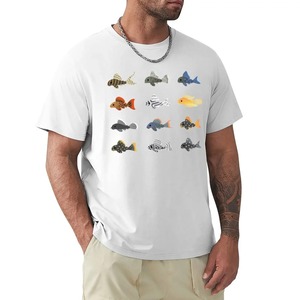 Hot Sale Round Collar Graphic Short Sleeve Pleco black T-Shirt boys <b>white</b> sublime <b>tshirt</b> oversized t shirt men clothing for men - Product Image 2