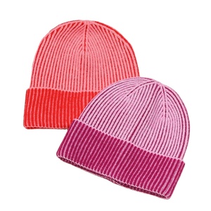 Gorro de Punto Grueso de Estilo Único con Bloques de Color, Gorro de Punto de Moda, Gorro de Punto Cálido y Muy Cómodo - Product Image 3