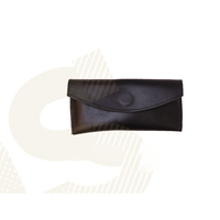 Etui à lunettes de soleil en cuir de couleur unie avec logo personnalisé Sac de rangement de protection en cuir souple Etui d'emballage pour lunettes