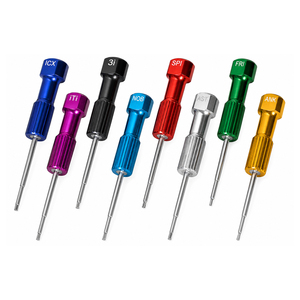 Universal Manual Dental Implant Screwdriver <b>Set</b> Metal Multi Driver <b>Torque</b> Wrench CE Certified Knurled Color Coded for Clinic - Product Image 1