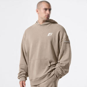 Conjuntos Deportivos de Felpa 100% Algodón con Capucha, Estilo Jogger, al por Mayor, Color Sólido, Ropa Deportiva, Fabricante de Marca Privada OEM - Product Image 1