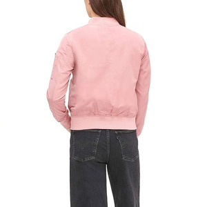 2025 nuevo abrigo de bombardero de invierno para mujer, Chaqueta corta con letras, chaqueta universitaria de béisbol personalizada, chaqueta de bombardero para mujer de alta calidad - Product Image 2
