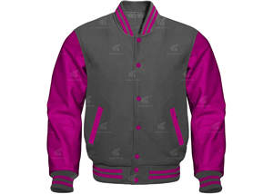 Veste d'hiver pour homme de haute qualité en laine, manches en cuir véritable 100%, design personnalisé de style streetwear, coupe-vent, style lettreman - Product Image 2