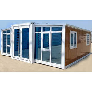 Casa Contenedor Expandible Duo Mod 20' de 385 Pies Cuadrados, Casa Pequeña con 2 Dormitorios, Baño Completo, Cocina, Comedor y Sala de Estar, Diseño Europeo - Product Image 1