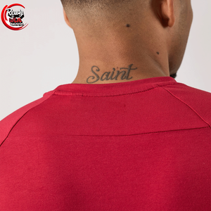 2024 cuello redondo Fitness camiseta impresa personalizada para hombres 100% algodón secado rápido luz diseño liso gran oferta Color sólido - Product Image 3