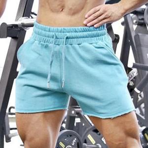 Pantalones cortos de verano para hombre, pantalones de chándal de entrenamiento para gimnasio, cómodos pantalones cortos de cintura elástica para entrenamiento, senderismo, sólidos - Product Image 6