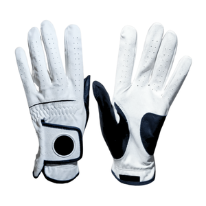 Guante de golf de cuero sintético y PU de alta calidad con equipo deportivo personalizado transpirable de Spandex para mujeres o hombres para golfistas - Product Image 1