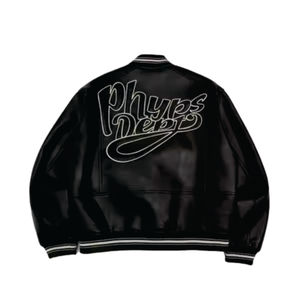 Veste de baseball réversible en tissu de laine pour hommes personnalisée avec col à capuche respirant et enduit d'hiver pour la saison de printemps uniforme ODM - Product Image 1