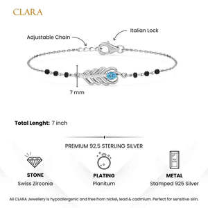 Compre Pulseras Mangalsutra de Plata Pura con Zirconia, Regalo para Esposa - Product Image 5