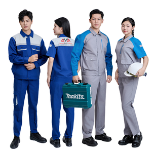 Worksuit safety <b>jacket</b>/trouser Work wear electrical man Factory clothing for <b>workers</b> engineer <b>jacket</b> farm - Product Image 1
