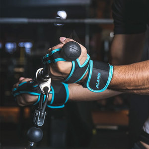 Guantes de entrenamiento cruzado de cuero de tamaño adulto al por mayor equipo protector de fitness para uso en el gimnasio - Product Image 4