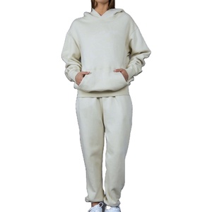 Custom Puff Print Tracksuit Hoodie and Sweatpants Set Oversized Unisex Hoodie and Jogging <b>Pants</b> Set for Men2026 - Product Image 1
