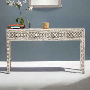 Console en incrustation d'os, table de meubles en incrustation d'os de qualité supérieure - Product Image 5