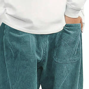 Pantalons pour hommes, coupe droite, rayés, OEM, pantalons de survêtement élégants pour hommes, lavage à l'acide, coton de haute qualité, couleur personnalisée, taille, logo - Product Image 2