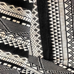 Ethnic Style Yarn-Dyed Poly Cotton Jacquard Cloth Handmade Woven <b>Tablecloth</b> and Upholstery Fabric for Special Jackets Bags - Product Image 2