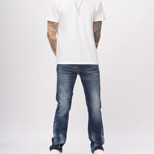 กางเกงยีนส์ผู้ชายดีไซน์ใหม่สำหรับฤดูหนาว คุณภาพพรีเมียม ระบายอากาศได้ดี ปักโลโก้ตามสั่ง หลายสี เสื้อผ้าสำหรับใส่ภายนอก - Product Image 2