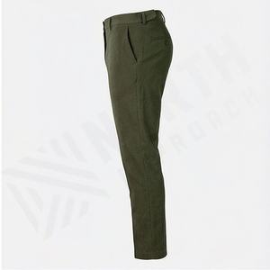 Pantalones Chinos de Alta Calidad para Hombre, Corte Slim Fit, Elásticos, de Nailon y Algodón, con Cierre, Diseño Elegante, Formales, para Golf, Ropa de Negocios - Product Image 3