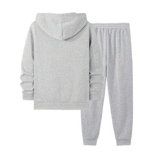 OEM personnalisé de haute qualité survêtements en molleton de coton motif gaufré combinaisons de jogging dans la rue porter style extérieur survêtements pour hommes - Product Image 2