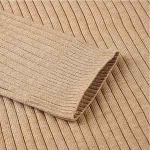 เสื้อสเวตเตอร์ถักแขนยาวสำหรับผู้ชายเสื้อสเวตเตอร์คอกลมออกแบบได้เองพร้อมปักโลโก้เสื้อสเวตเตอร์โพลีเอสเตอร์ - Product Image 4