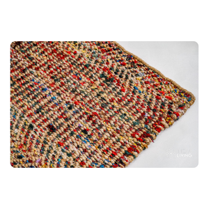 Handwoven Jute Rugs for Sustainable Home Decor Natural Fiber <b>Floor</b> Covering Bulk Wholesale Braided Carpet for All Rooms - Product Image 1