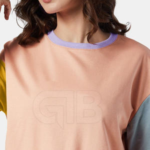 Camisetas de Punto de Manga Corta Casuales para Mujer, Nuevo Diseño, 100% Algodón, Ecológicas, Venta al Por Mayor para la Temporada de Verano - Product Image 6