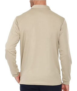 Men Full <b>Sleeve</b> Cotton Custom Print Golf for <b>Shirt</b> Quick Dry Breathable Moisture Wicking Athletic Outdoor Sportswear - Product Image 3