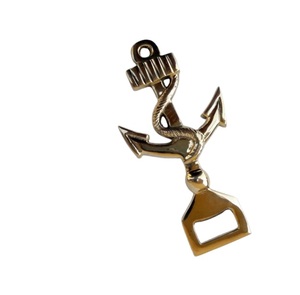 ที่เปิดขวดเบียร์ทองเหลืองพร้อมไม้ถูพื้นสำหรับเปิดขวดโลหะพร้อมขัดธรรมชาติของขวัญที่ยอดเยี่ยมสำหรับผู้ชายรูปทรงปลา - Product Image 6