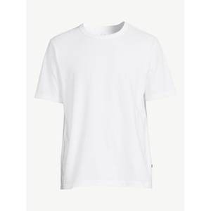 T-shirt à manches courtes en coton lourd beige 300g été col rond chemise ample et de base pour hommes femmes t-shirt de base - Product Image 4