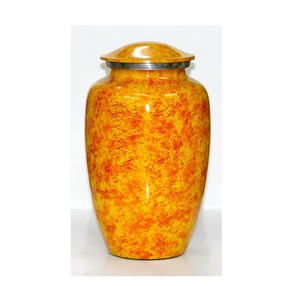 โกศบรรจุอัฐิสำหรับผู้ใหญ่ รุ่น ZHE Deep Blue Ocean สไตล์อเมริกัน ทำจากอะลูมิเนียม ความจุ 220 คิวบิกนิ้ว ดีไซน์ทนทาน - Product Image 4