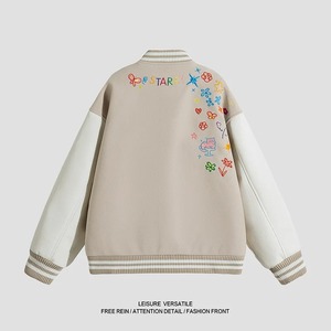 Chaqueta Universitaria de Béisbol Vintage Personalizada, Bordada en Lona, con Capucha, Transpirable, para Invierno, al por Mayor - Product Image 4