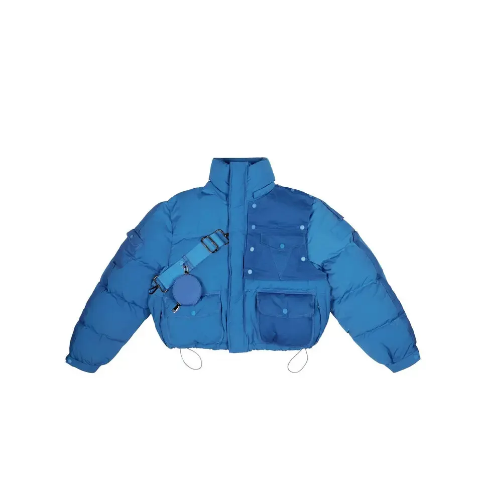 冬の高品質特大ミッドレングスレディースコート防水フグースダウン通気性ジャケット女性用ロゴ付きカスタム