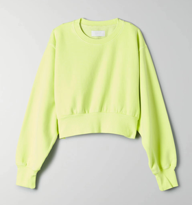 Sudadera de Cuello Redondo de Alta Calidad 100% Algodón para Mujer, Otoño, Estampada, Tejida, con Logotipo Personalizado en la Parte Delantera, Invierno - Product Image 6