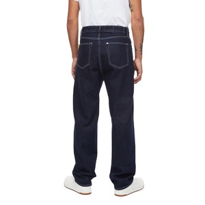 Pantalones vaqueros ajustados de Color sólido para hombre personalizados hechos por profesionales, pantalones vaqueros de la mejor calidad para hombre a un precio razonable - Product Image 4