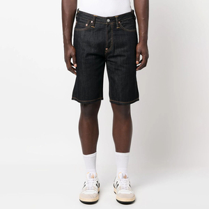 กางเกงยีนส์ขาสั้นวินเทจแนวสตรีทสำหรับผู้ชายกางเกงขาสั้นสีดำแฟชั่นสำหรับผู้ชายตามสั่งฤดูร้อน - Product Image 4