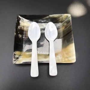 ช้อนรับประทานอาหารเย็นรูปเขาควายใหม่เครื่องใช้บนโต๊ะอาหารสำหรับบ้านและโรงแรมการตกแต่งโต๊ะในครัว - Product Image 1