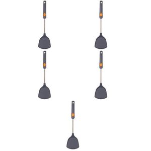 Ustensiles de cuisine en bois naturel et résine Cuillère de cuisson de meilleure couleur avec support Spatule et cuillère pour une utilisation facile - Product Image 2