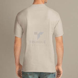 T-shirts pour hommes respirants et anti-transpiration, col rond extensible, t-shirts doux, légers, athlétiques, décontractés, pour tous les jours, salle de sport, entraînement, 100% coton - Product Image 5