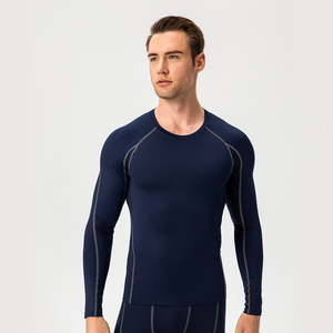 High quality Custom Logo Rash Guard Fully Sublimation Compression Shirt Long Fitness Sportswear <b>Swim</b> Shirts <b>for</b> OEM - Product Image 2
