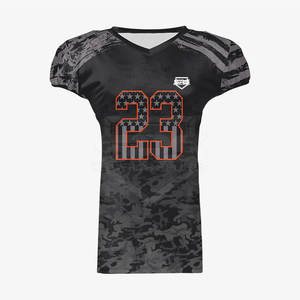 2025 vente en gros maillot de football américain pour jeunes personnalisé pas cher prix uniformes de football américain respirants - Product Image 1