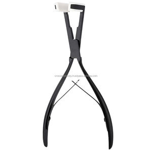 Professional Stainless Steel <b>Tape</b> in Hair Extension Pliers Black Color Bead Removal Tool Hot Sale Hair Pliers - Product Image 4