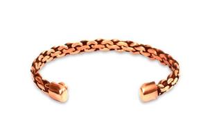 Sólido 99.99% Conjunto de Pulseras de Cobre Puro Pulsera Magnética Hecha a Mano Vikinga Healing Cuff Brazaletes de Seda para Mujeres PARA LA Artritis - Product Image 4