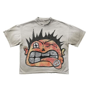 Camiseta Extra Grande para Hombre, 100% Algodón, Teñida Lisa, con Logotipo Personalizado, Tejido Transpirable y Ecológico, Diseño Serigrafiado - Product Image 1